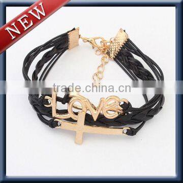 2014 china wholesale love quotes bracelets