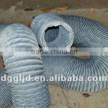 Flexible PVC grey air ducting