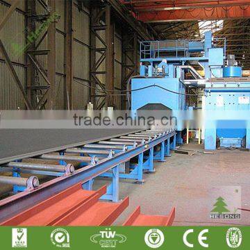 Environmental Protection Steel Structure H Beam Rust Removal Equipment