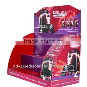 hot! hair conditioner counter product display unit for advertising