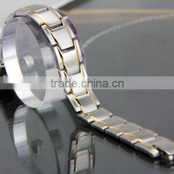 Hot Sale Fashion Cool Jewelry With Energy Elements Stainless Steel Magnetic Bracelets for Women photo-2