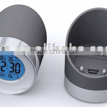 Digital lcd Radio Controlled table Clock