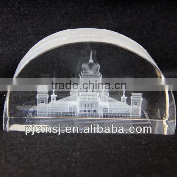 3d Crystal building Model as Souvenir of gifts