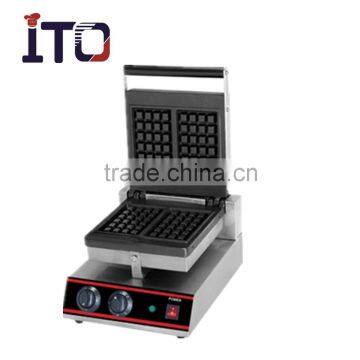 ITO-WB1S Stainless Steel Automatic Electric Commercial Waffle Baker 1 Plate