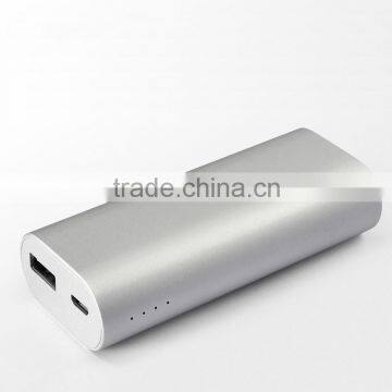 2014 Hot selling Aluminum case power bank 5200mAh