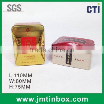 China fancy square tea canister