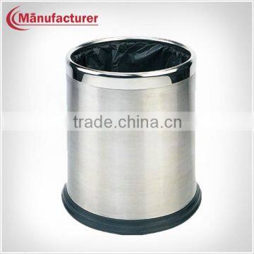 Lobby recycle double layer galvanized steel garbage bin