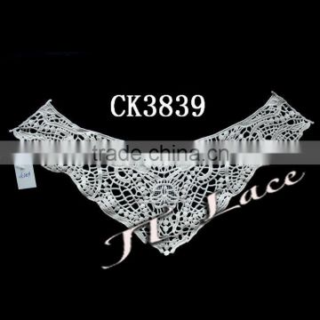 Fashion embroidered cotton lace collar for garments CK3839