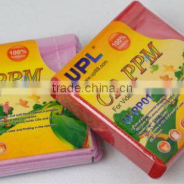 Hot sale DVD CD sleeves plastic double sided BOPP bags with 100pcs per pack