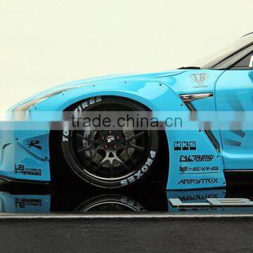 R35 1:18 LB WORKS BABYBLUE Top Quality Custome Making 1/18 Diecast Toy Vehicle Model Car photo-4