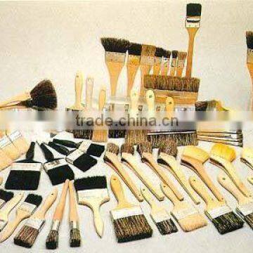 wooden brush handle plastic bristle hair brush bristle brush