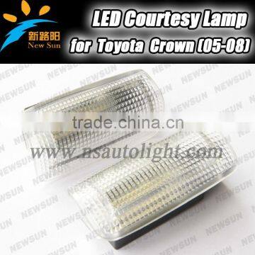 Wholesale no wire easy installation car interior light door light 9-16V DC led courtesy light for Lexus for FT-68 for Crown