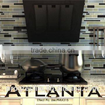 warm-toned color glass mosaic tile for home decorative(ATLANTA)