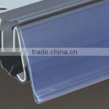 plastic label, plastic extrusion channel, price holder