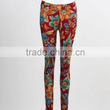 F5W31055 China Legging Factory Sexy Ladies Yoga pants Leggings With Printing