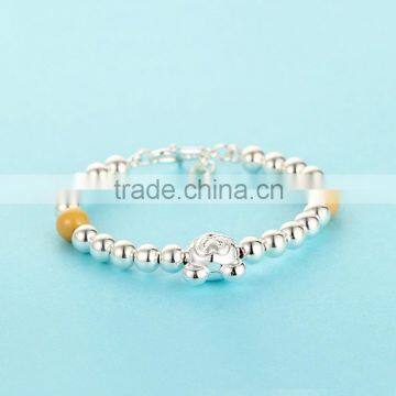 Newest Mickey Mouse Design 925 Silver Bracelet Jewelry photo-4