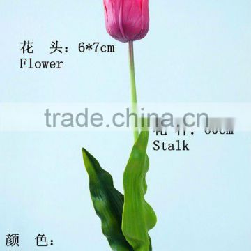 cartificial PU real touch wedding flower Tulip