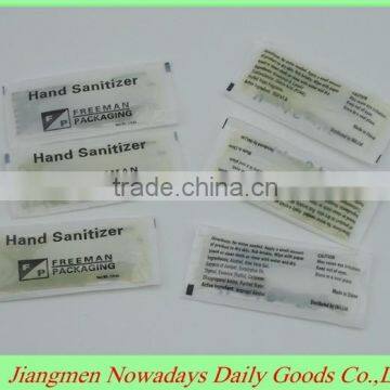 Waterless purell instant acohol based hand sanitizer gel bag with MSDS