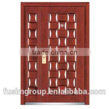 Hot sale Safety Surface finished Steel wooden (armored ) front door