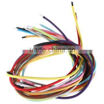 Edison Lamp Colorful Braided Wire 2/3 Core 0.75mm Fabric Wire photo-3