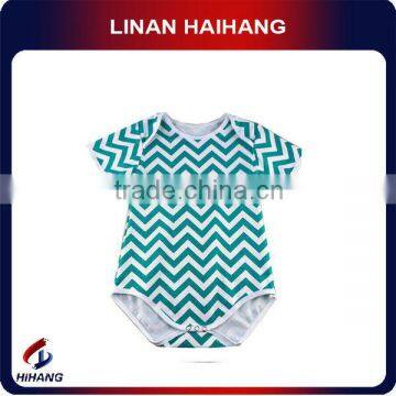 2014 hot sale chevron prints newborn baby romper