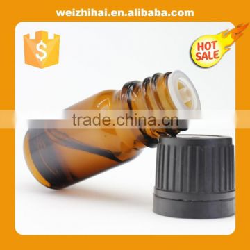 5ml Amber glass bottle with cap for essential oil