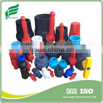 Different Families of PVC Valves Socked and Threaded Connection