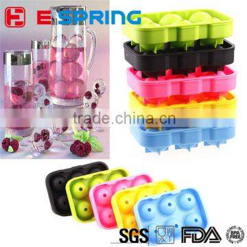 Hot Search Bar DIY Cooling Tools Round Ice Cube Ball Brick Maker Tray Silicone Ice Mold