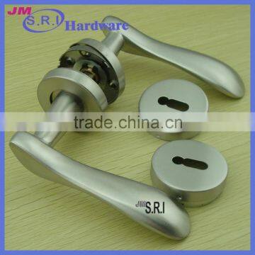 Unique Shape 129 mm Rubber Rose Change Door Handle photo-5