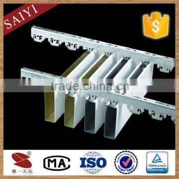 Square Tube Aluminum Decorative Suspended Ceiling