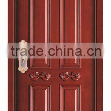 Wood Garage Door Interior Solid Wood Door Simple Design Wood Door photo-4