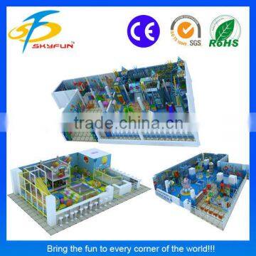 China Produced High Quality Amusement Park Supplies Naughty Castle/kids Playground photo-3