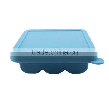 Wholesale Custom Silicone Ice Cube Tray With Lid, Personalized Ice Cream Tray Mould photo-6