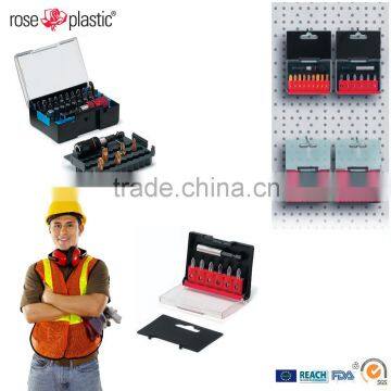 Plastic packaging box for screw driver bit BP