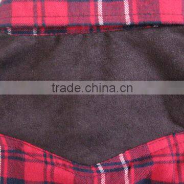 Latest Design Boys Two Tone 100%cotton Flannel Shirt