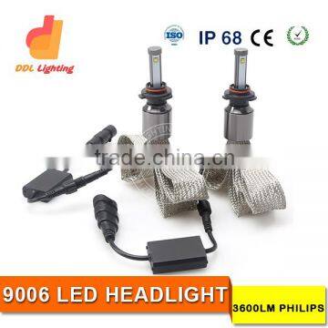 9006 LED car headlight assembly with high power LED CAR Headlights LED bulbs motorcycle headlight assembly