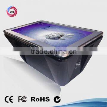 Wifi water-proofed 65 inch LCD touch screen interactive table kiosk