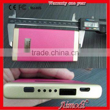 Slim power bank mobile charger Portable Power bank Aimodi-P8