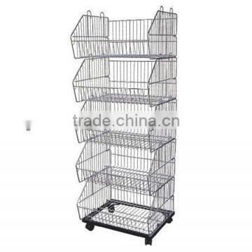 PF-S044 metal pos display rack