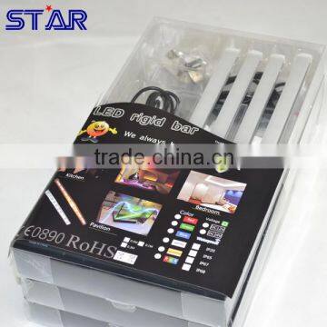 DC12v remote control super light mini Seamless led light bar 5050 SMD with pc case led hard strip light