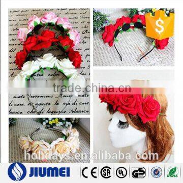 rose garland wedding decoration christmas wreath