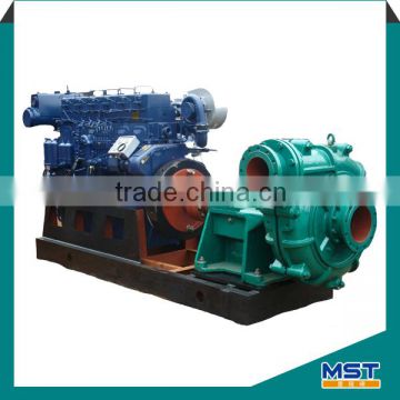 High capacity gold mining diesel slurry pump