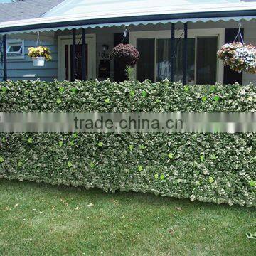 Customized artificial leaf fence with two years warranty