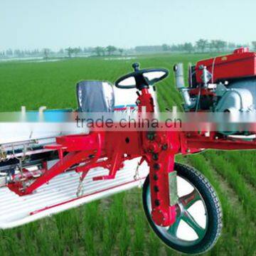 Hot sale electric start rode paddy mini rice transplanter for sale