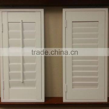 New interior aluminum shutters door plantation shutters from china