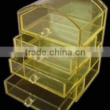 4 tier acrylic drawer box