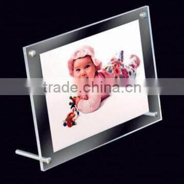 desktop acrylic photo frame/display, acrylic photo stand/holder, acrylic photo magnets