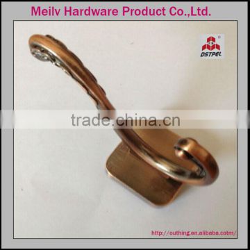 2016 high quality chrome furniture hardware zinc chrome hooks