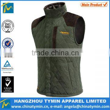 unisex 100% polyester waterproof customized hunting waistcoats
