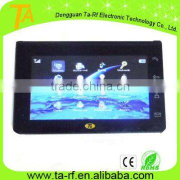 7 inch Touch Button Screen Video Intercoms For Villa